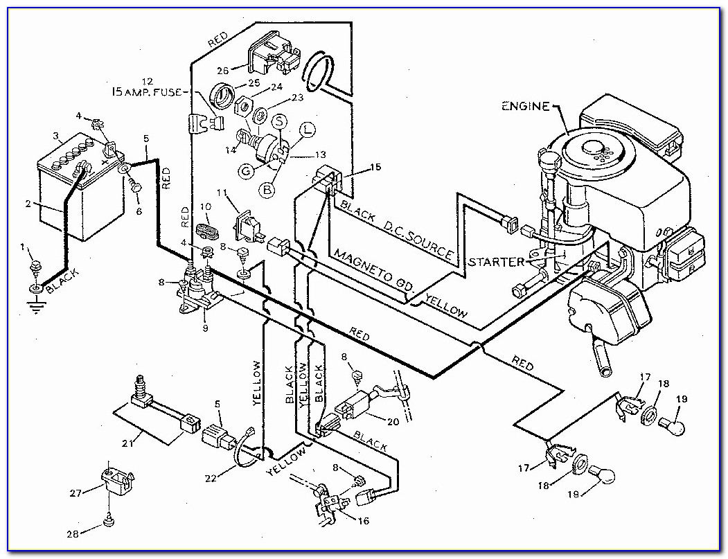 Craftsman Lawn Tractor Wiring Diagram