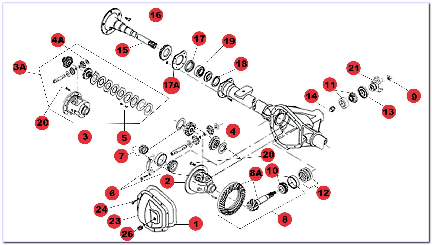 Dana 35 Parts Diagram