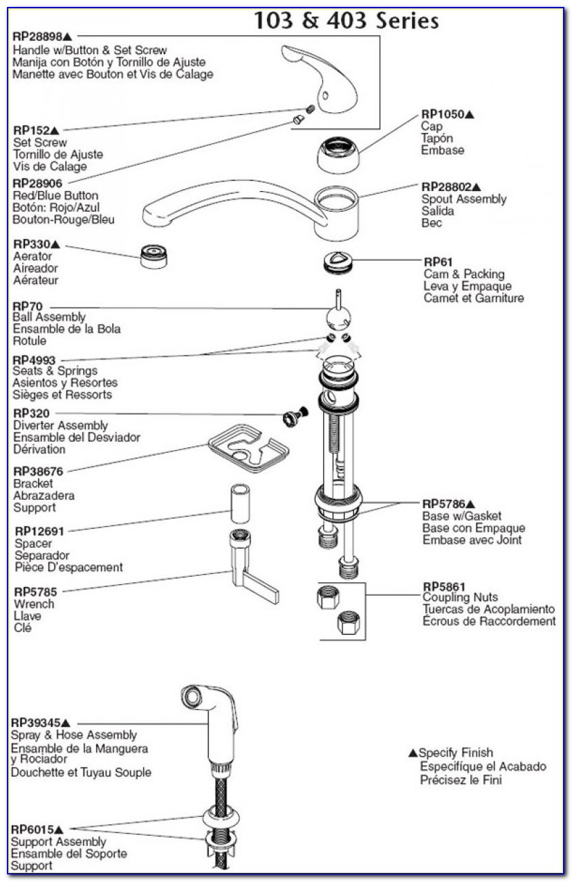 Delta Faucet Diagram Repair