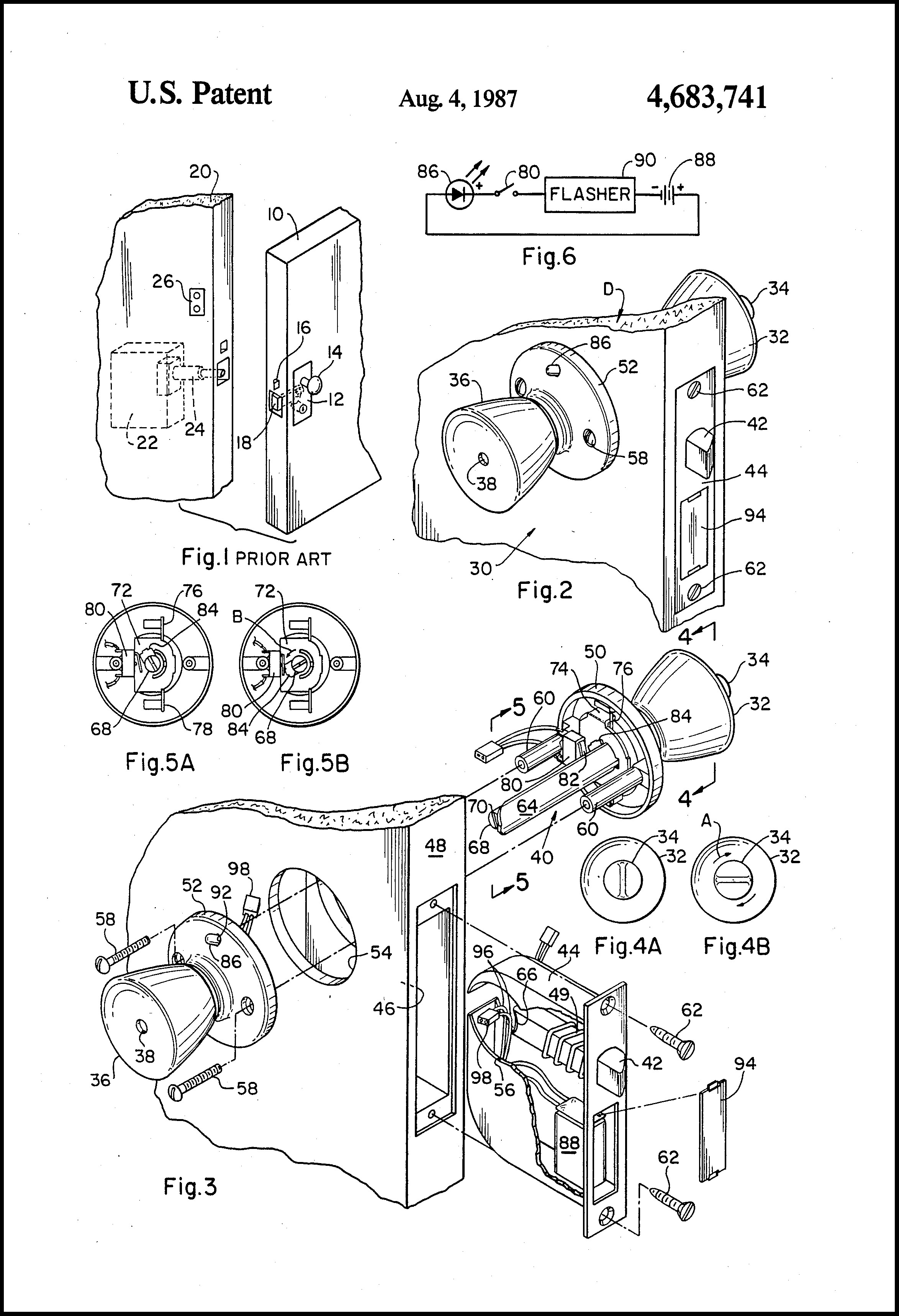 Door Knob Parts Diagram