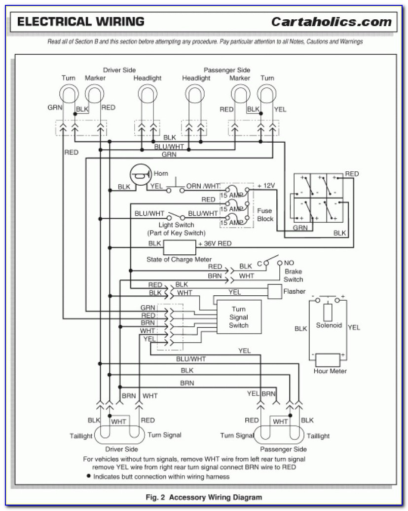 Ezgo Txt 48 Volt Battery Wiring Diagram
