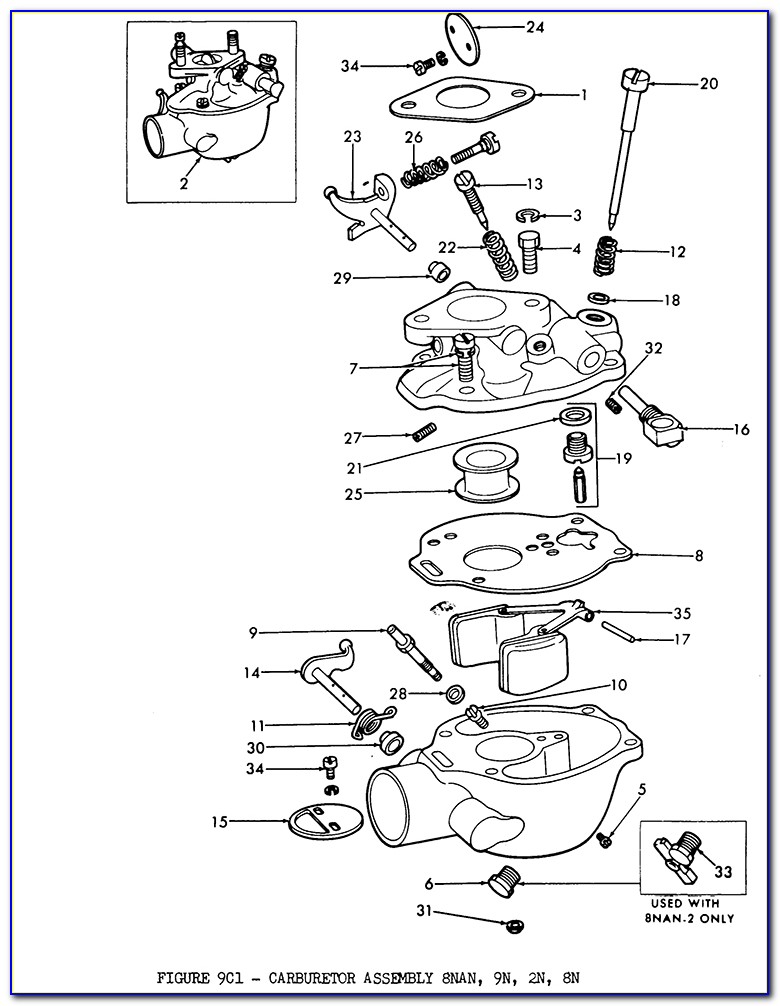 Farmall H Carburetor Parts Diagram