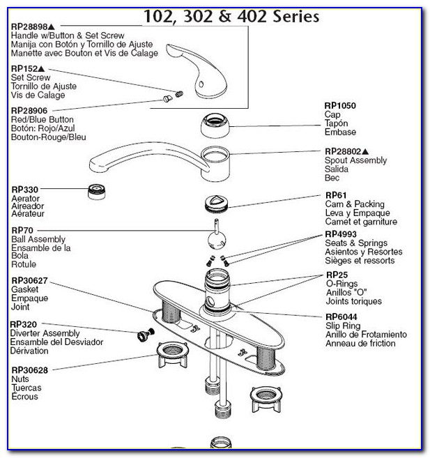Faucet Aerator Assembly Diagram