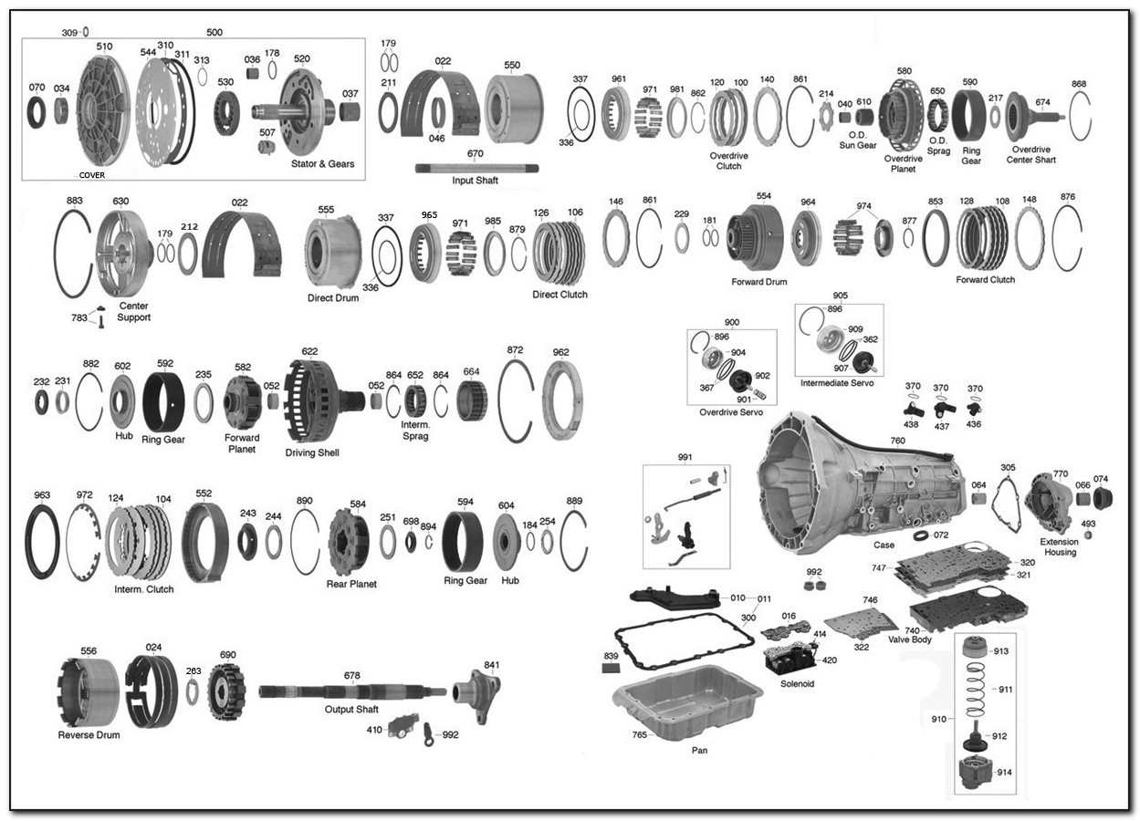 Ford 4r70w Transmission Diagram