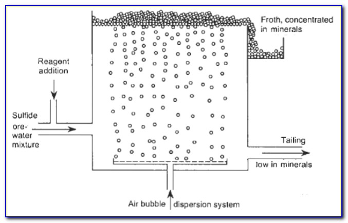 Froth Flotation Cell Diagram
