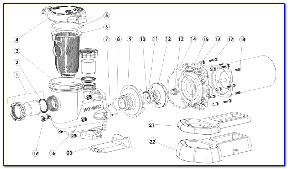 Hayward Super Pump 2 Parts Diagram
