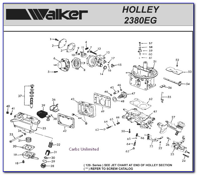 Holley 2300 Carburetor Parts Diagram