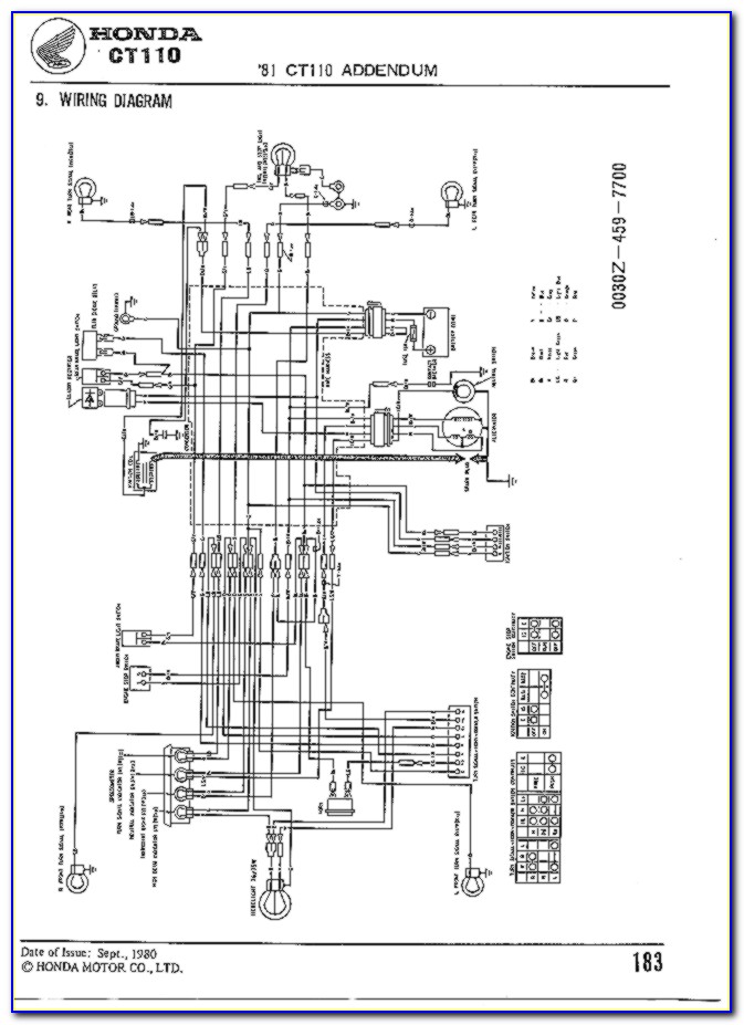 Honda Ct110 Wiring Diagram