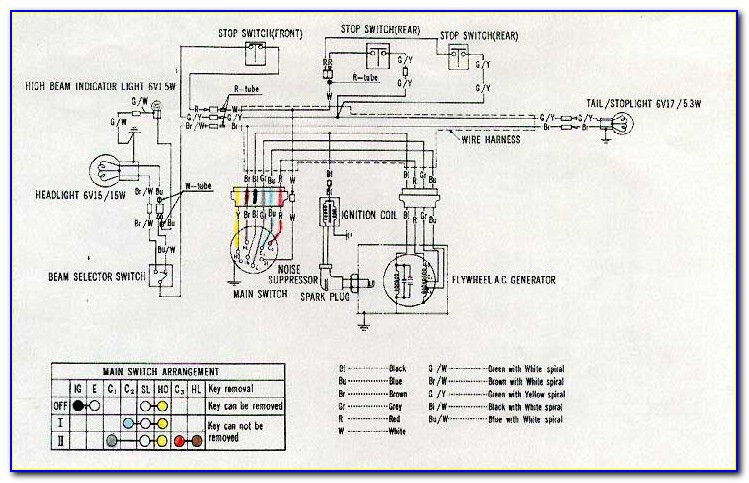 Honda Z50 K2 Wiring Diagram