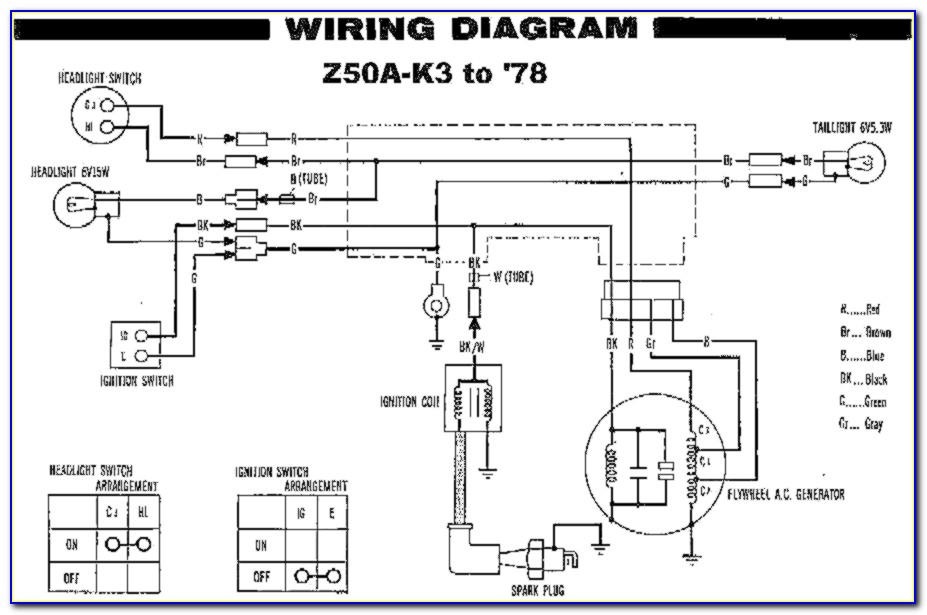 Honda Z50 Wiring Diagram