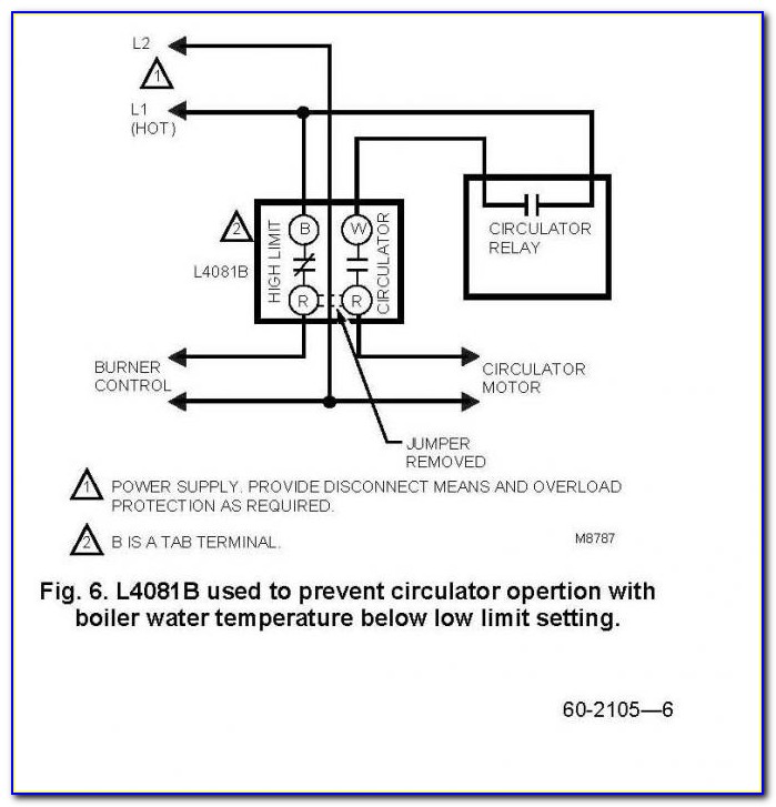 Honeywell Dual Aquastat L4081b Wiring Diagram
