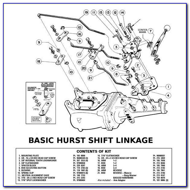 Hurst Competition Plus Shifter Rebuild Kit