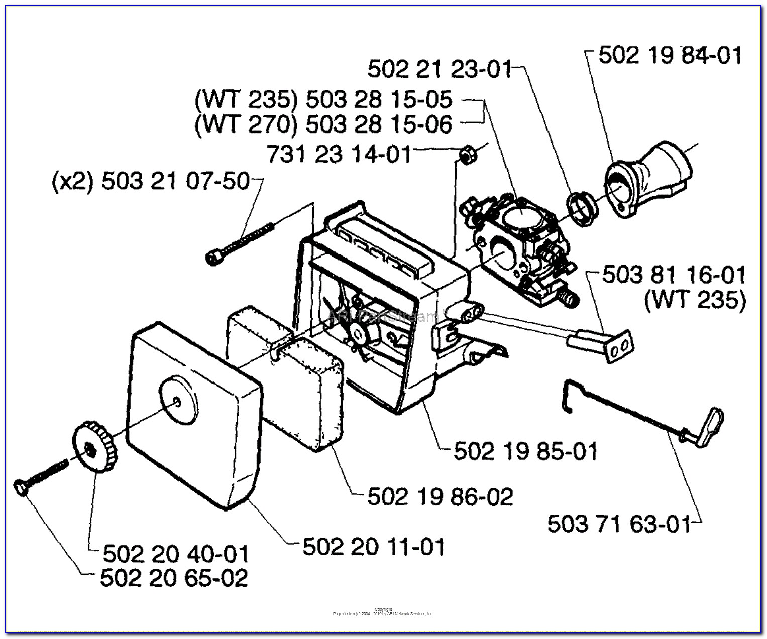 Husqvarna 7021p Carburetor Diagram