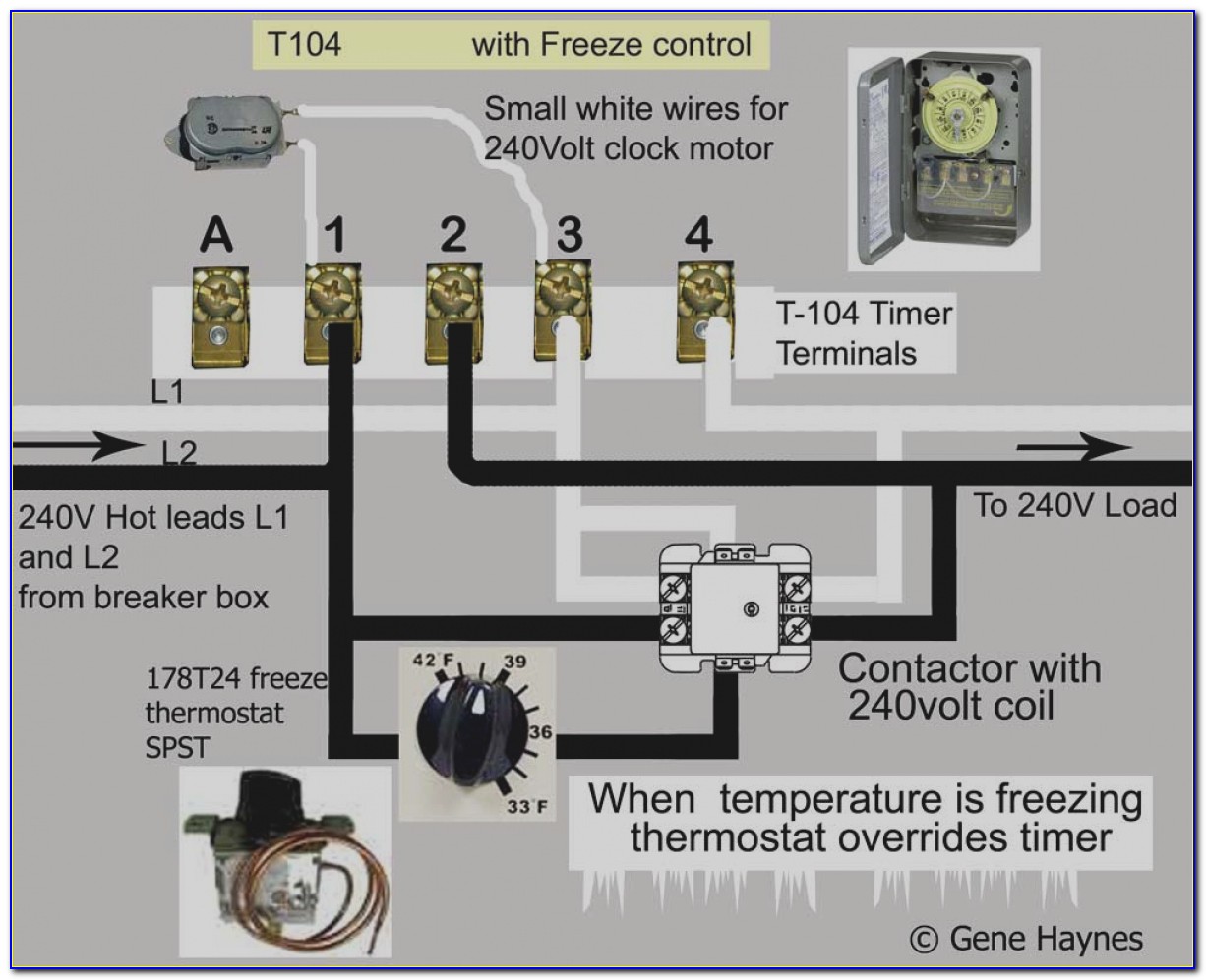 Intermatic Timer T104r Wiring Diagram