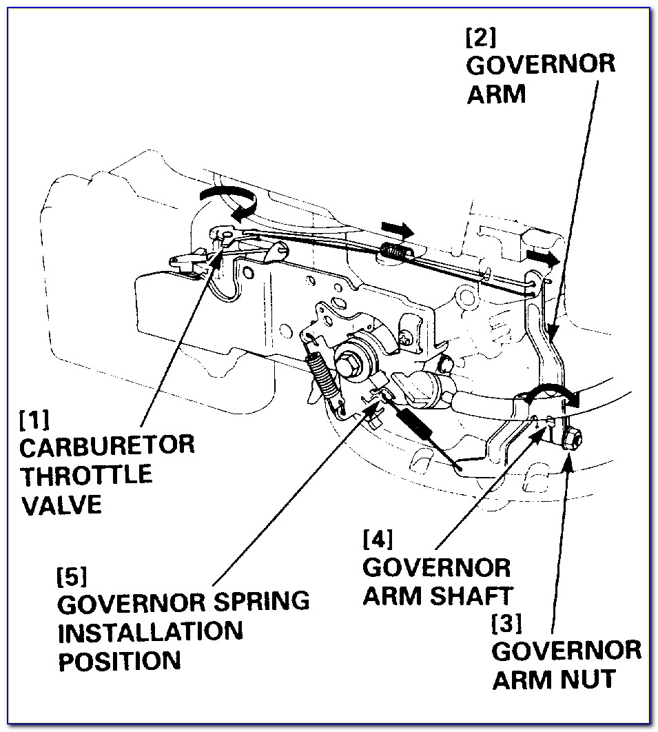 Lawn Mower Governor Spring Diagram