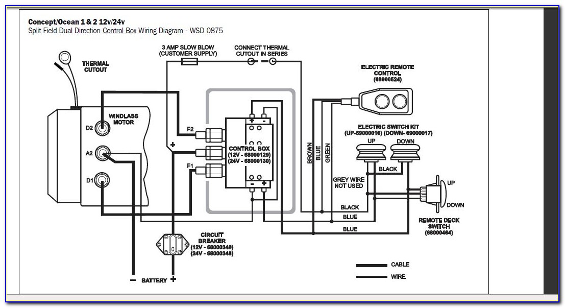 Lewmar Windlass Solenoid Wiring Diagram