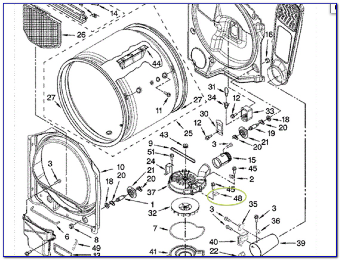 Maytag Bravos Dryer Belt Diagram