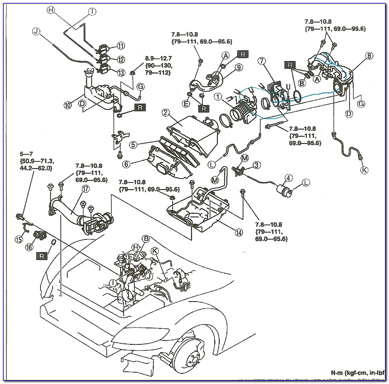 Mazda B3000 Engine Diagram