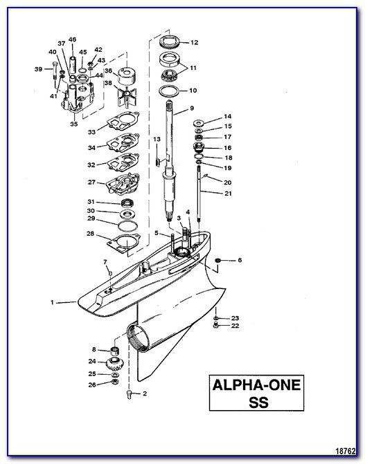 Mercruiser Alpha One Water Pump Diagram