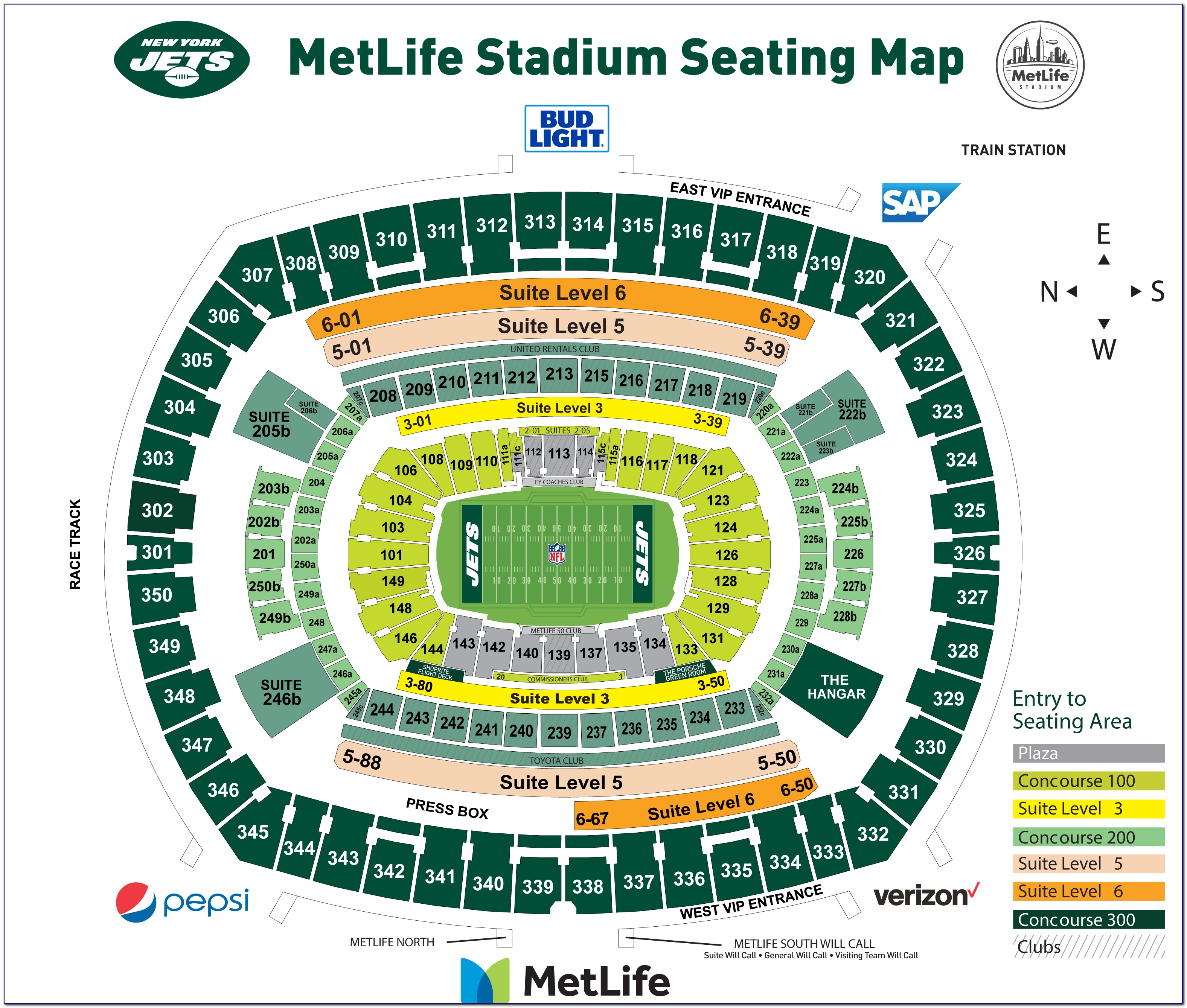Metlife Stadium Seating Section 126