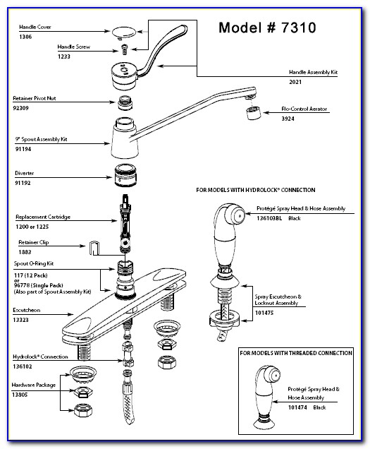 Moen Faucet Parts Diagram
