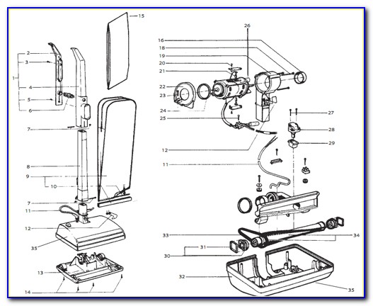 Oreck Xl 9100 Parts Diagram