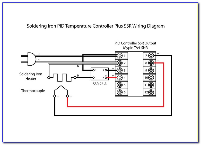 Pid Temperature Controller Circuit Diagram