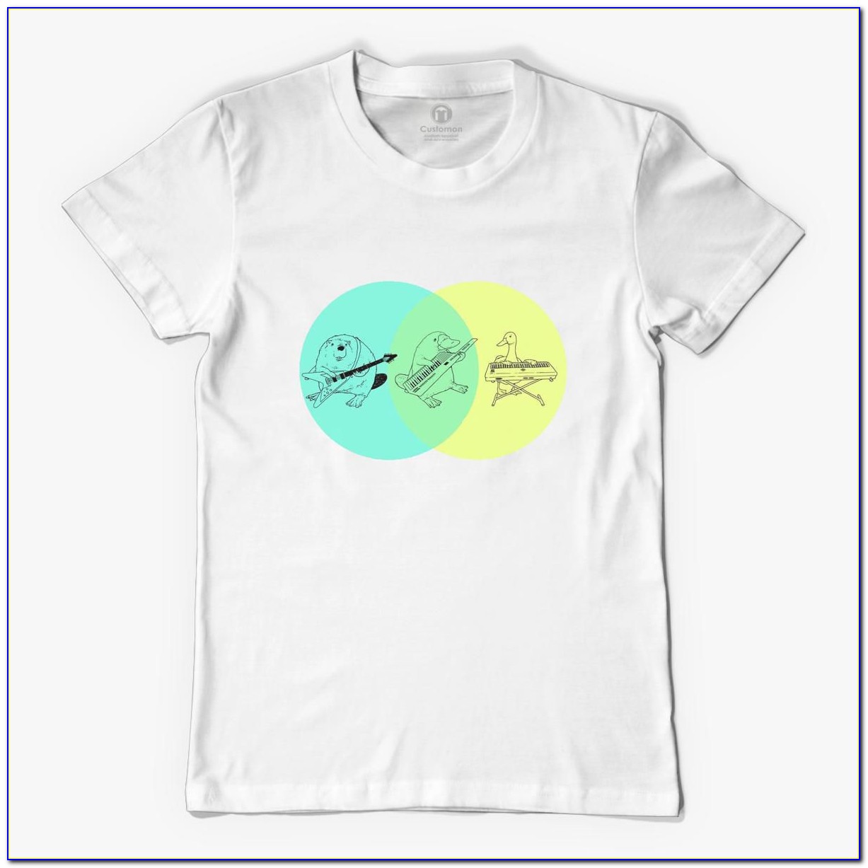 Platypus Venn Diagram T Shirt