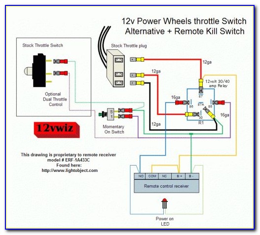 Power Wheels Switch Wiring
