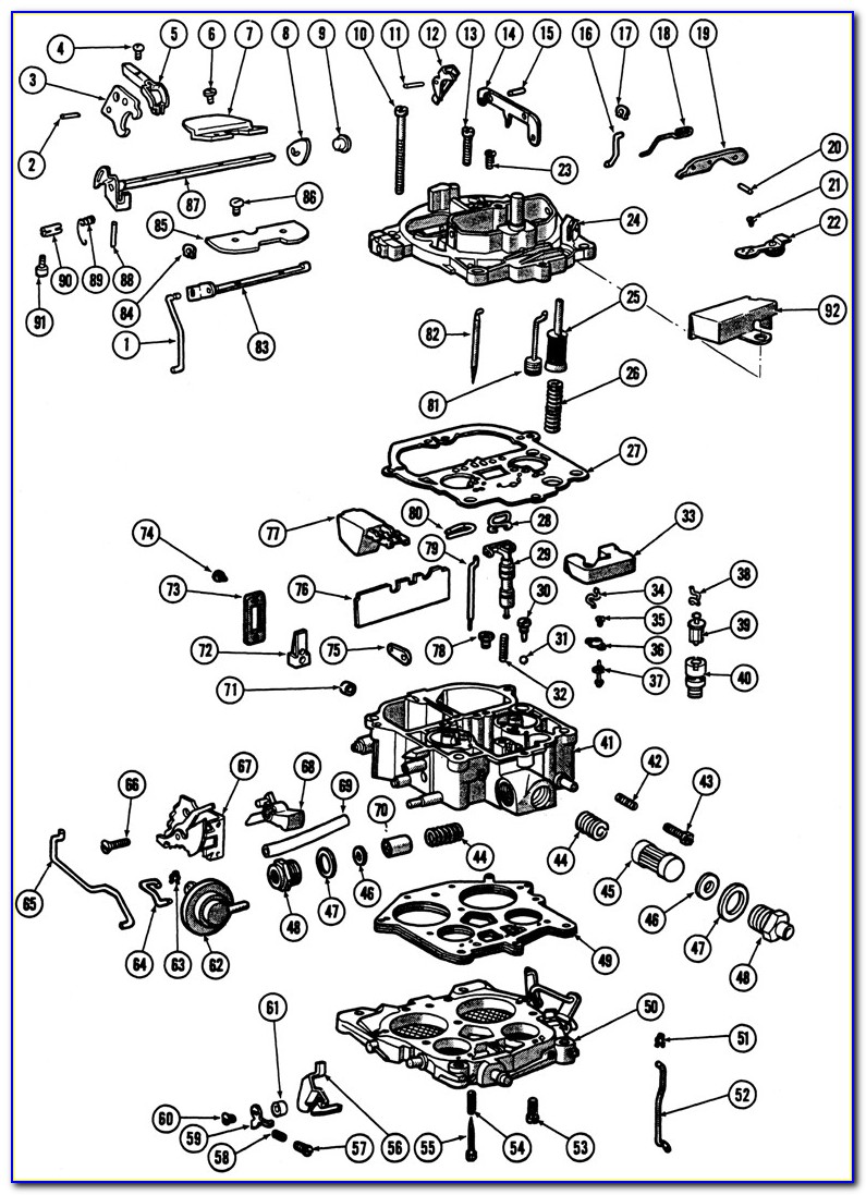 Quadrajet Carburetor Adjustment