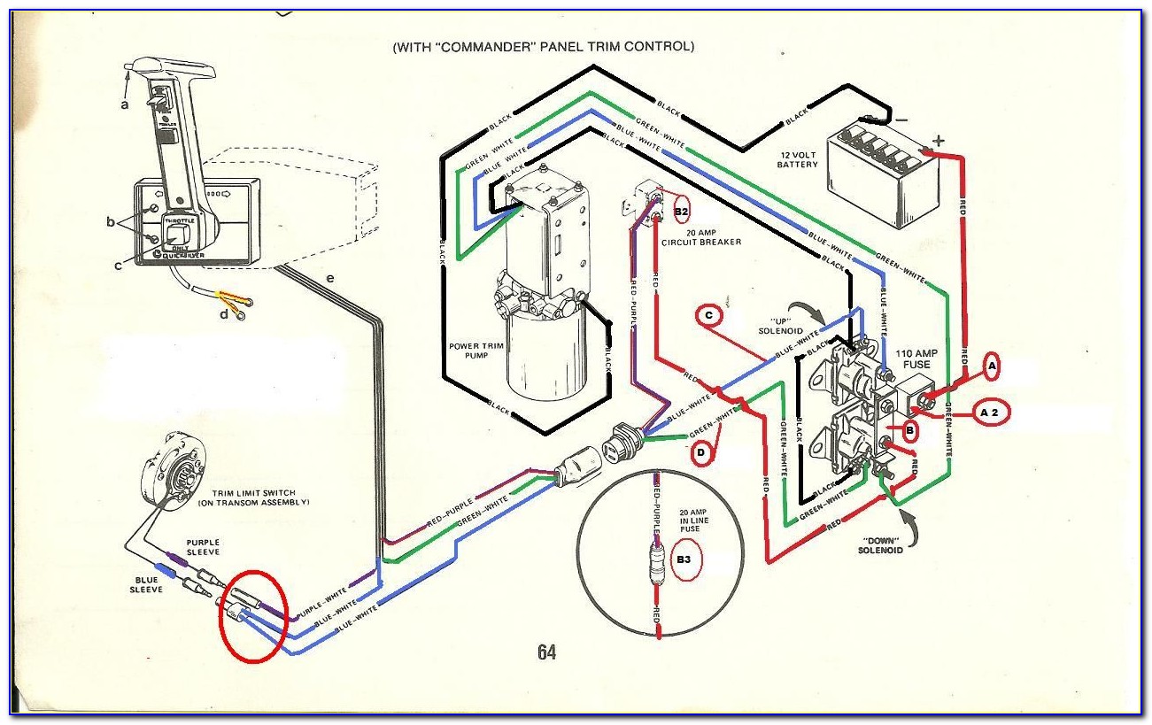 Quicksilver Tilt Trim Wiring Diagram