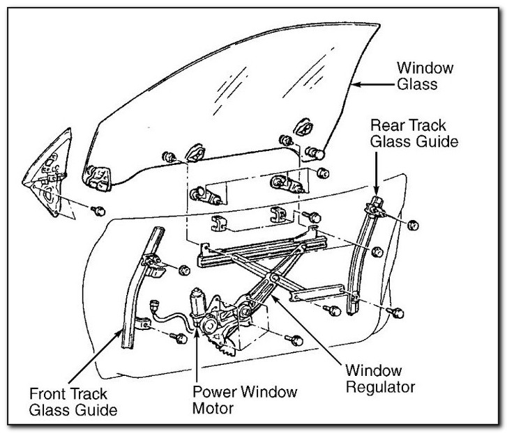 Rear Window Regulator Diagram
