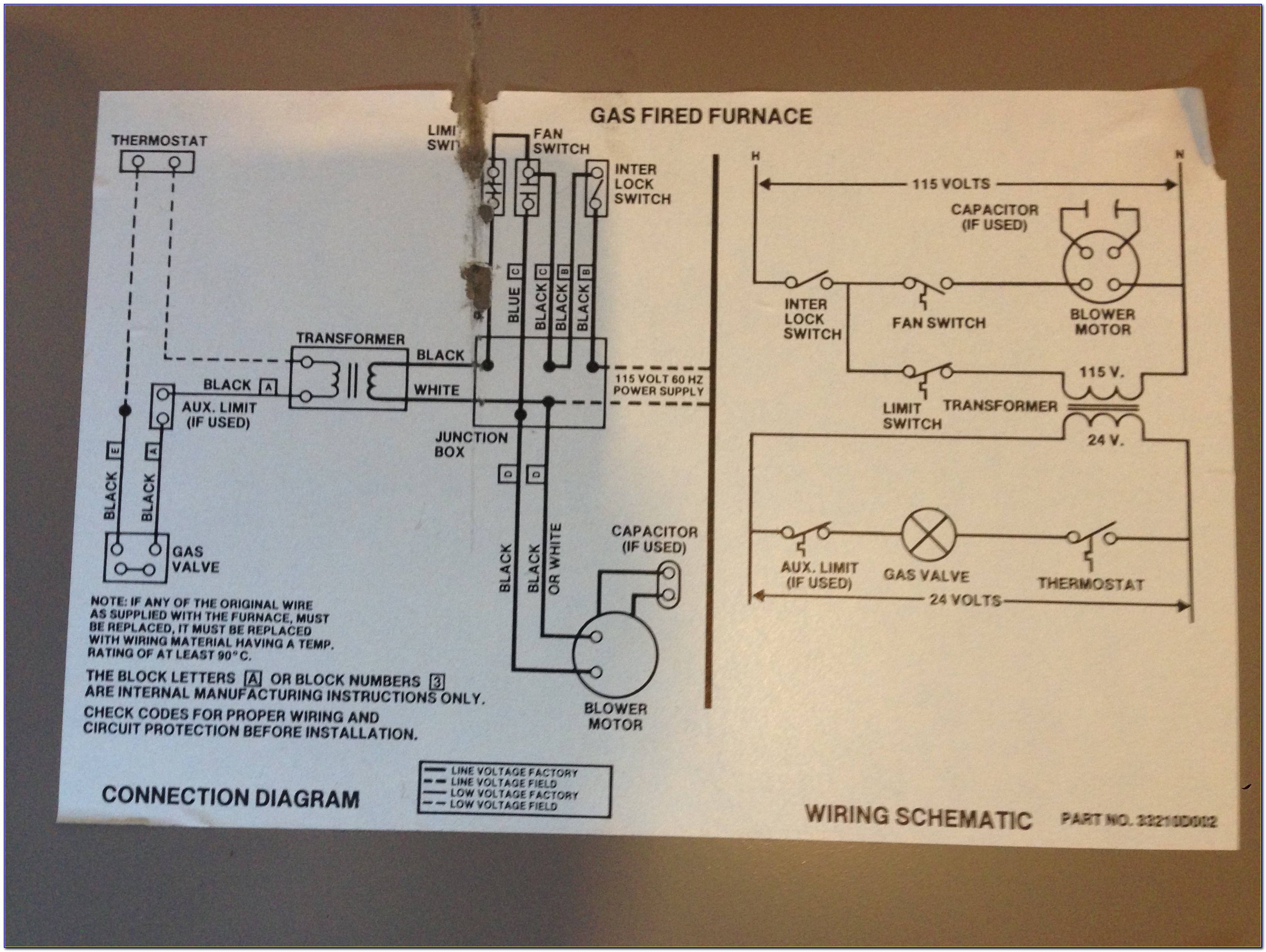 Rheem Criterion Gas Furnace Wiring Diagram