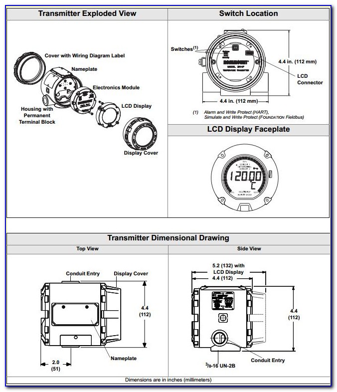 Rosemount 3144p Temperature Transmitter Wiring Diagram