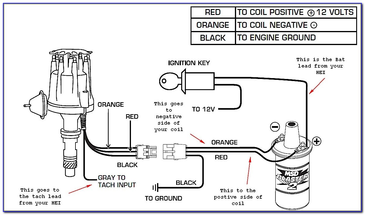Sbc Hei Plug Wire Diagram