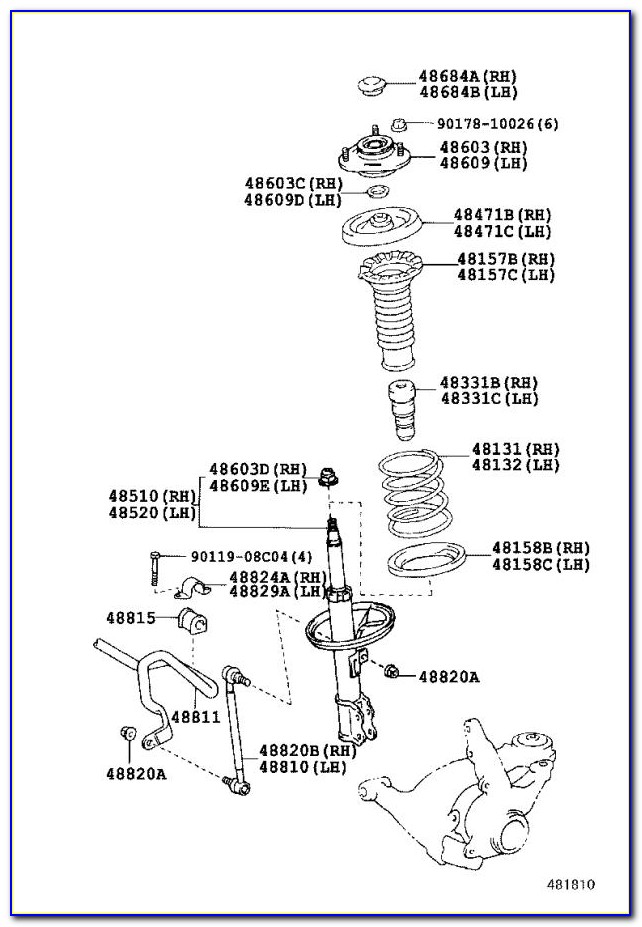 Scion Tc Rear Suspension Diagram