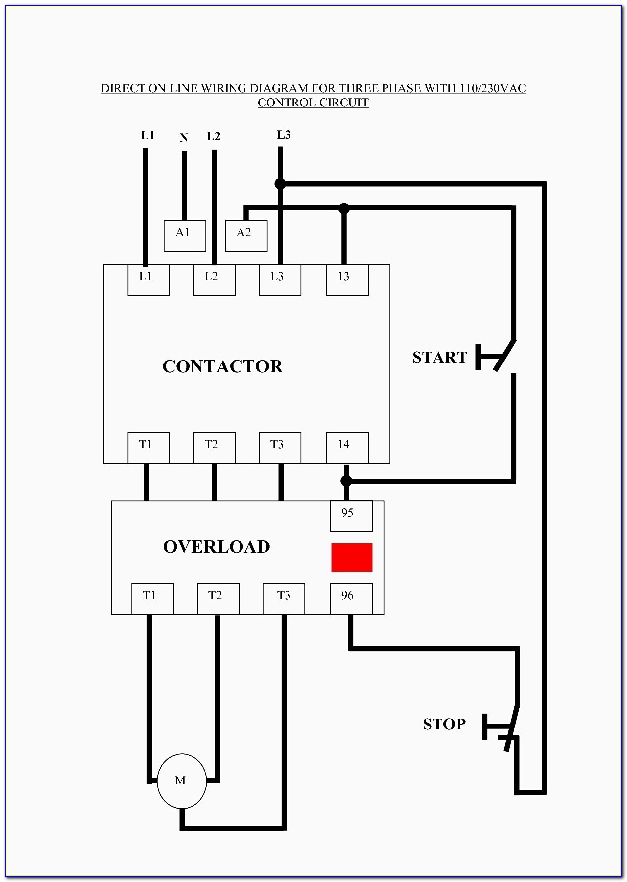 Square D 3 Phase Motor Starter Wiring Diagram Pdf