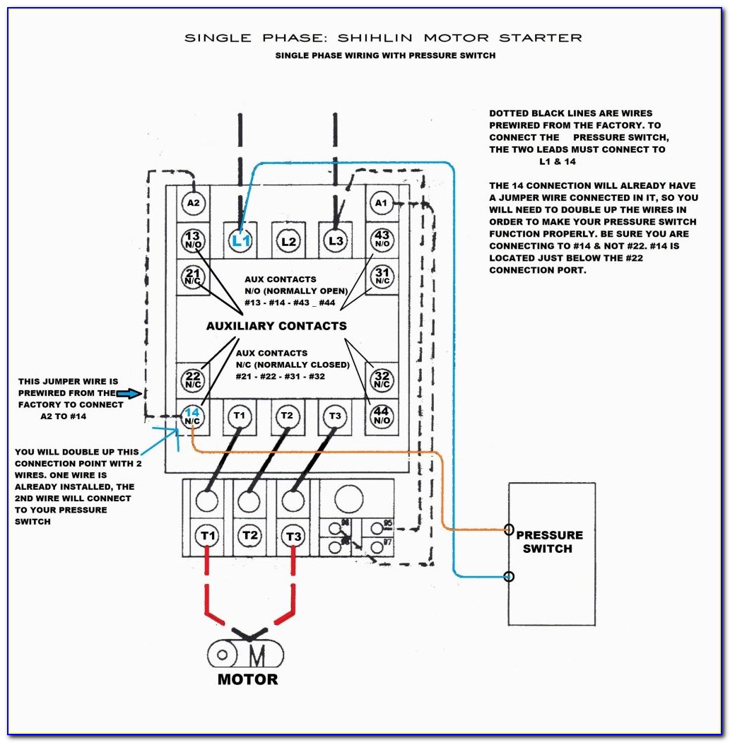 Square D 8536 Motor Starter Wiring Diagram