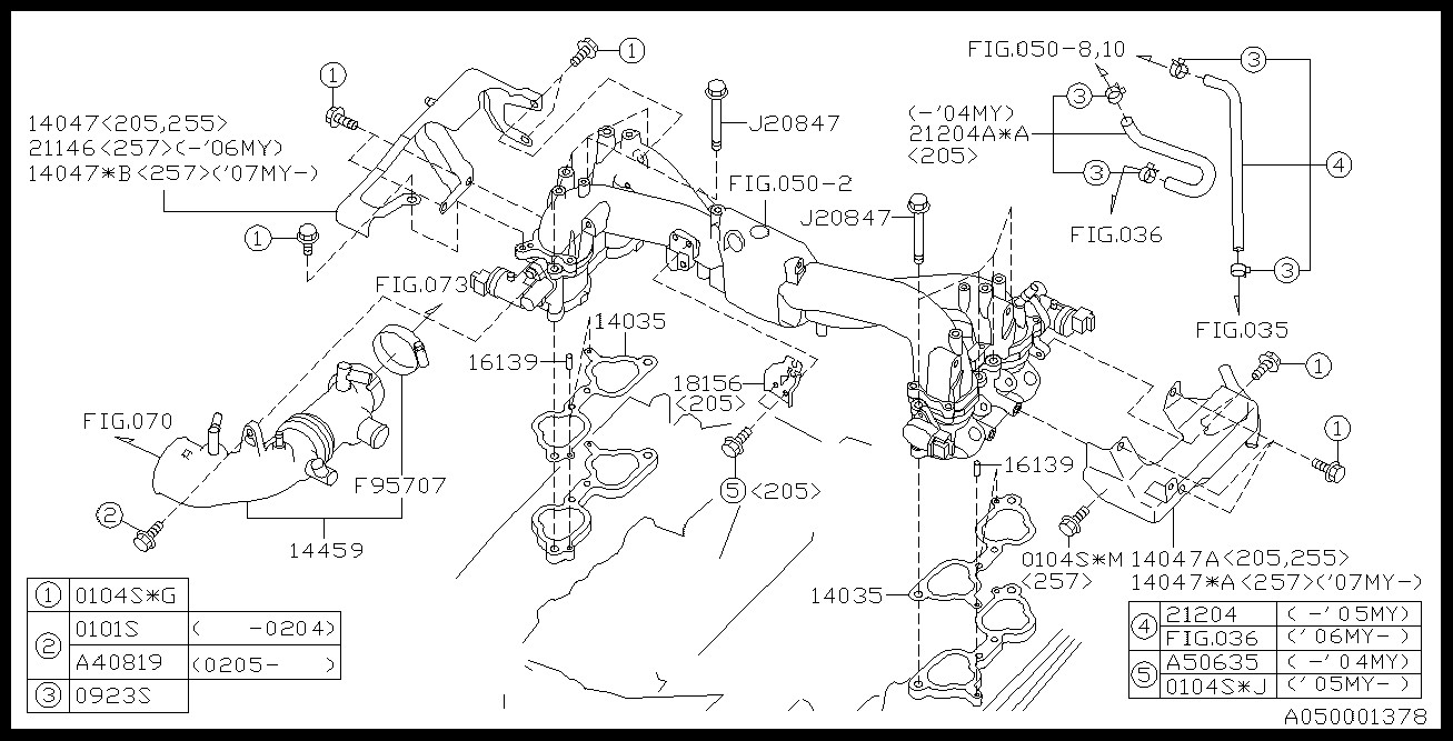 Subaru Inlet Manifold Diagram