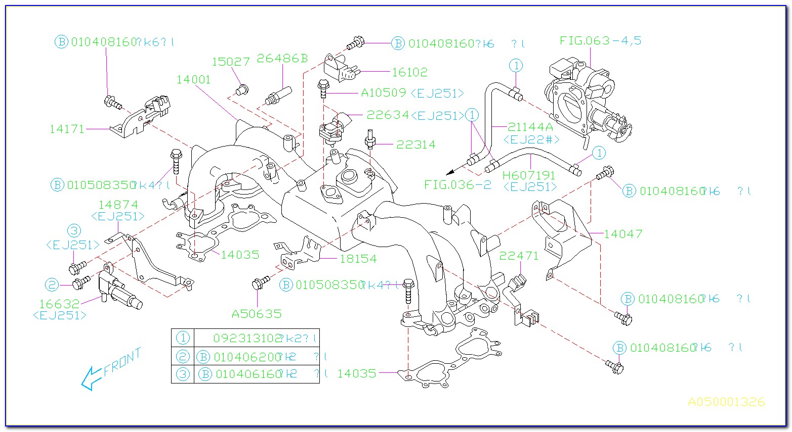 Subaru Sti Intake Manifold Diagram