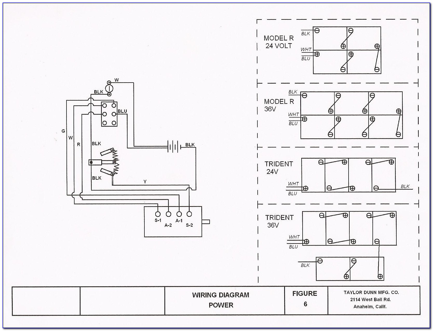Taylor Dunn Cart Wiring Diagram