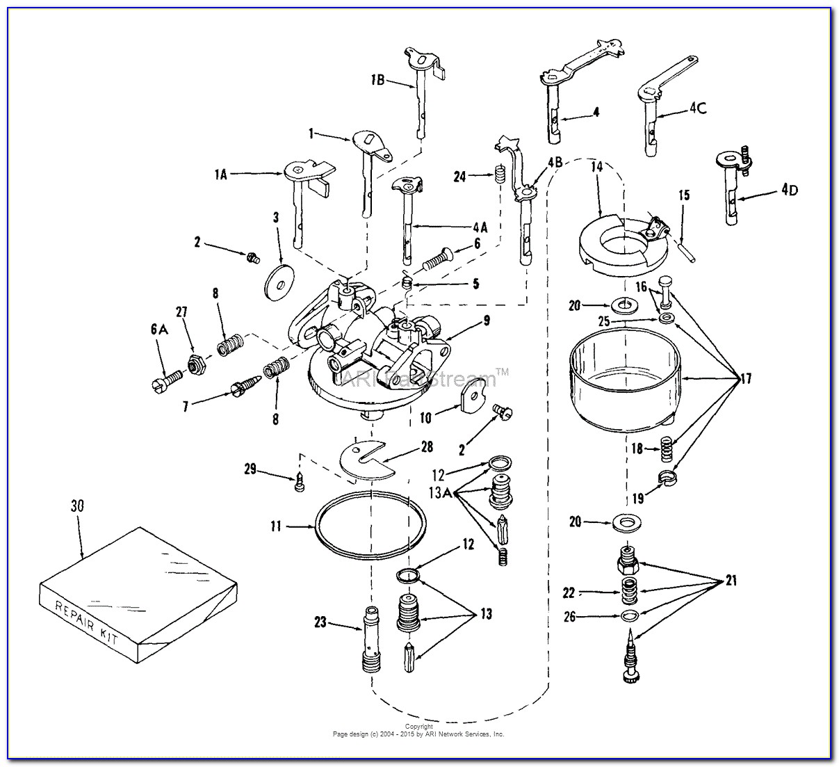Tecumseh 10 Hp Carburetor Linkage Diagram