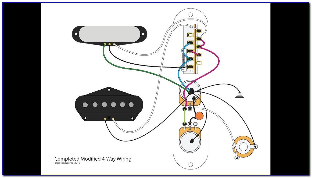 Telecaster 2 Humbuckers 4 Way Switch Wiring Diagram