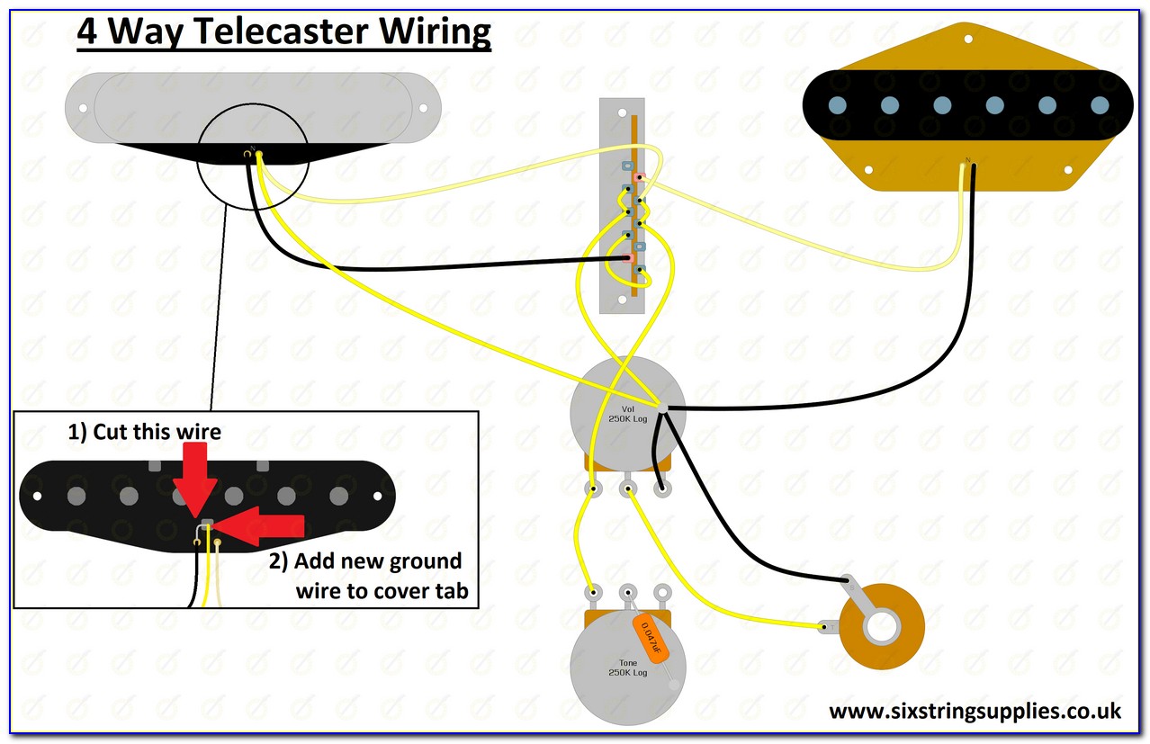 Telecaster 4 Way Switch Wiring Schematic