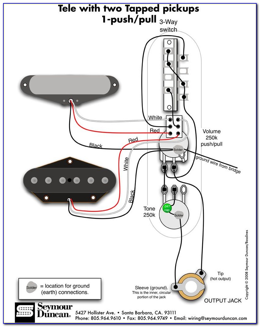 Telecaster Wiring Diagram 3 Way Humbucker