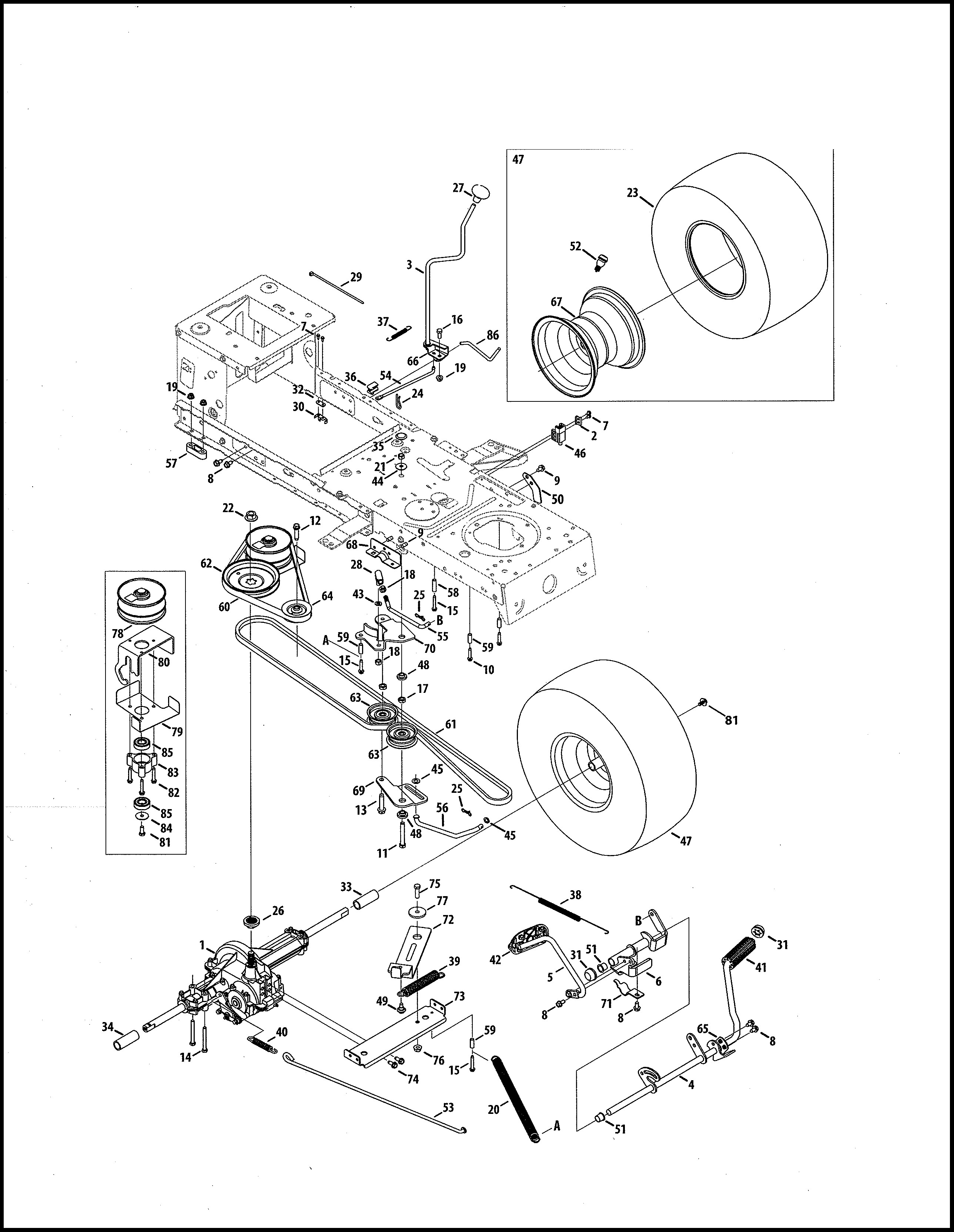 Walker Mower Parts Diagram