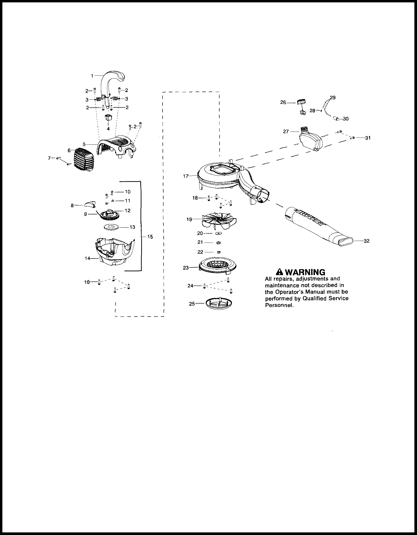Weed Eater Fb25 Parts Diagram