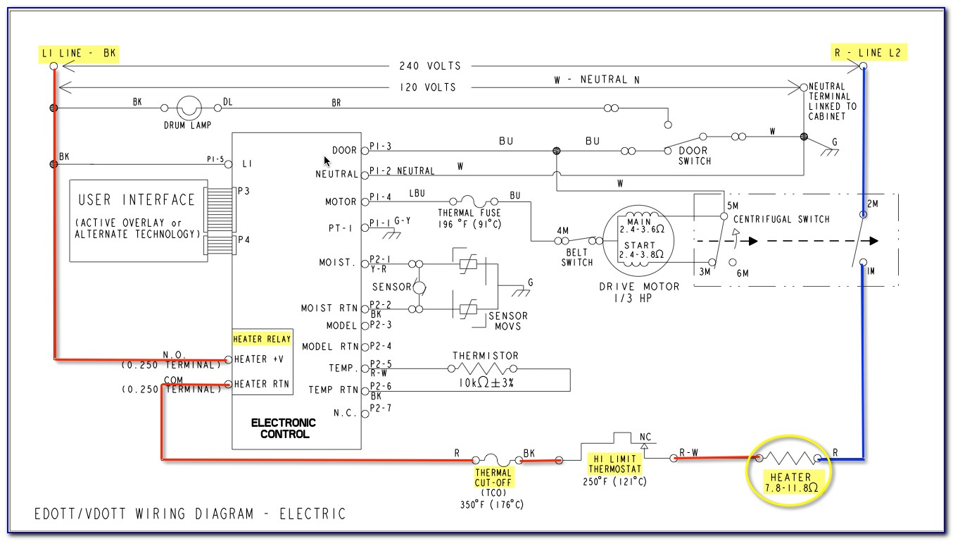 Whirlpool Dryer Circuit Diagram