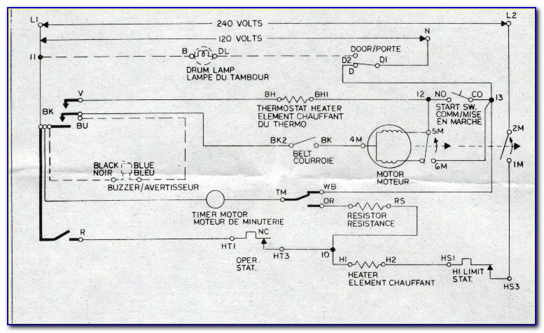 Whirlpool Dryer Schematic Diagram