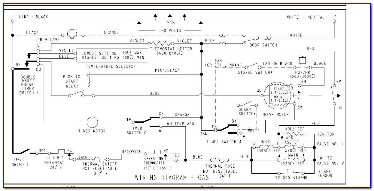 Whirlpool Dryer Schematic Wiring Diagram